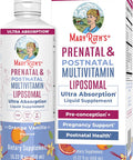 Maryruth Organics Prenatal & Postnatal Multivitamin for Women | Sugar | Formulated for Pre-Conception Pregnancy & Nursing | Prenatal Vitamins | Vegan | Non-GMO | Gluten | 30 Servings