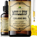 HERBALICIOUS Mullein Leaf Extract - Verbascum Thapsus Liquid Supplement - Herbal Tincture Promoting & Detox Lungs, Respiratory & Digestive Wellness - Lung Cleanse - Vegan Drops, Non-Gmo - 4 Fl. Oz