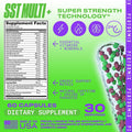 Performix - Sst Multi+ Multivitamin - Natural Energy - Timed-Release - Immune System & Metabolic Support - Weight Goals - Caffeine, Biotin, Vitamin A, C, D, E, B6 & B12 - Women & Men - 60 Count
