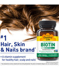 Country Life Biotin High Potency 5Mg 120 Count