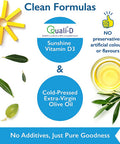 YYUX Certified Organic D3 Drops 1000 IU - Non-GMO Project Verified For Strong Bones, Teeth & Good Health - 180 Drops, 6 Months Supply