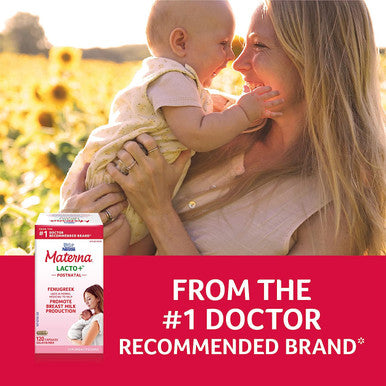 NESTLe Materna Lacto+ Plus Postnatal Fenugreek Lactation Breastfeeding Supplements | Lactoplus | 120 capsules