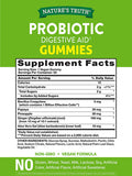 Probiotic Gummies | 50 Count | Vegan, Non-GMO & Gluten Digestive Health Supplement | by Natures Truth