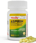 TIME-CAP LABS, INC. Timely - Low Dose Aspirin 81Mg - 365 Count - Compared To The Active Ingredient In Bayer Low Dose - Enteric Coated Low Strength - Pain Reliever For Minor Aches And Pains, Fever Reducer - Made In Usa