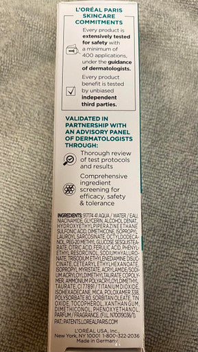 L'Oreal Paris Bright Reveal 12% [Niacinamide + Amino Sulfonic + Ferulic Acid] Dark Spot Serum