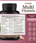 ForestLeaf Daily Vitamin Multivitamin for Women 60 Veg Caps