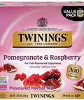 Twinings Lemon & Ginger, Caffeine-Free Herbal Tea Bags, 100 CT Box (1 Pack) | Spicy & Tangy, Ginger, Lemon Peel, Lemongrass, Blackberry Leaves, Soothe Digestion, 100 Foil Lined Individually Wrapped Bags