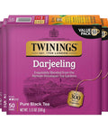 Twinings Lemon & Ginger, Caffeine-Free Herbal Tea Bags, 100 CT Box (1 Pack) | Spicy & Tangy, Ginger, Lemon Peel, Lemongrass, Blackberry Leaves, Soothe Digestion, 100 Foil Lined Individually Wrapped Bags