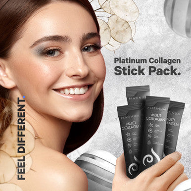 Codeage Multi Collagen and Biotin 10,000 mcg + Vitamin C B6 and D3 Keratin Hyaluronic Niacin 18 Amino s Stick Packs Supplement - 5 Types Collagen Protein 30 Powder Packets