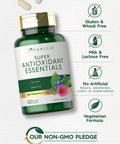 Antioxidants Supplement | 100 Caplets | Nutritional Complex | Vitamin A, C, E | Non-Gmo, Gluten Free Formula | By Carlyle