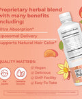 Maryruth Organics Gray Guard Liposomal Liquid Supplement and Women's Liquid Multivitamins + Hair Growth 2-Pack Bundle for Natural Hair Color Support Hair & Skin Health Immune Support and Overall Health