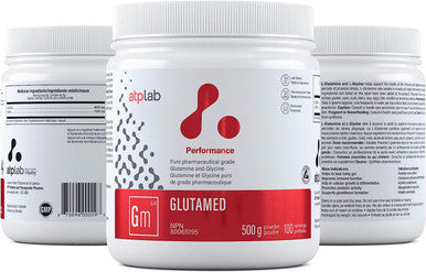 ATP LAB | Glutamed 500g | Pure Pharmaceutical-grade Glutamine and Glycine. The best combination of glutamine and glycine.