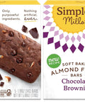 Simple Mills Almond Flour Granola Bars, Chocolate Brownie- Gluten Free, Made with Organic Coconut Oil, Granola Bar Alternative, Healthy Snacks, Paleo Friendly, 6 Ounce (Pack of 1)