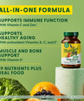 MegaFood Men'S 55+ One Daily - Multivitamin For Men With Vitamin B12 Vitamin C Vitamin D & Zinc - Optimal Aging & Immune Support Supplement - Vegetarian - Made Without 9 Food Allergens - 120 Tabs