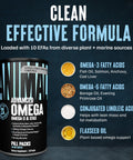 Animal Advanced Omega 3 Fatty Acids - 3500Mg Epa Dha Fish Oil Omega 3 Supplement For Women & Men High Potency Blend With Cla Gla Ala For Brain Skin Eye Immune Joint Health 30 Pill Packs