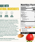 Supergut GLP-1 Boosting Prebiotic Bars Strawberry Almond - Gut Healthy Protein Snacks & Breakfast Bars - Keto-Friendly Meal Replacement Energy Bars for Gut Health (12 Count)