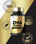 Zma Supplement For Men & Women 2400Mg | 90 Count | Non-Gmo, Gluten Free Formula | By Carlyle