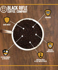 Black Rifle Coffee Company Murdered Out Extra Dark Roast Ground Coffee Columbian Roast With Bold Aroma And Smoky Flavors Helps Support Veterans And First Responders 12 Ounce Bag