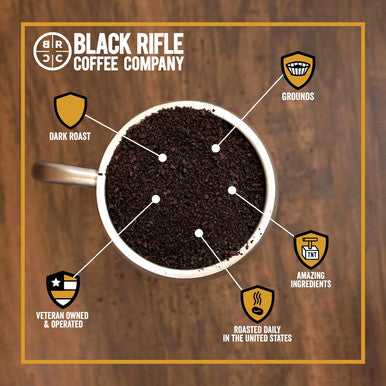 Black Rifle Coffee Company Dark Roast Bundle (Murdered Out And dom Fuel) 2 Ground 12 Oz Bags Dark Roast Ground Coffee Helps Support Veterans And First Responders