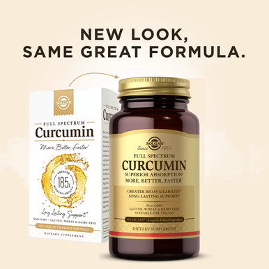 Solgar Full Spectrum Curcumin 105 Licaps Superior Absorption Brain Joint and Immune Health Vegan Gluten Free Non Gmo Dairy Free 105 Servings