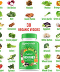 Upnourish Organic Fruits And Veggies Supplement - Support Diet Balance, Body Cleanse & Energy - 480 Fruits And Super Greens Capsules From Nature - Fruit And Vegetable Supplements For Adults & Kids