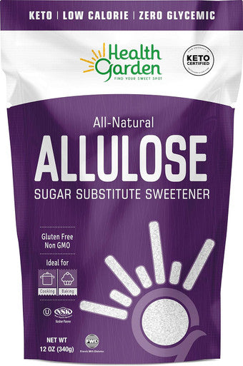 Health Garden Allulose Sweetener - Gluten And Sugar - Zero Net Carb - Non Gmo - her - Keto Friendly (12 Oz)