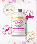 Carlyle Collagen With Vitamin C | 6000Mg | 120 Caplets | Multi Collagen Peptide Pills | Type 1 And 3 | Non-Gmo, Gluten Free, Gras