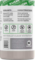 Kaizen Naturals Fermented BCAA Powder, NSF Certified, Unflavoured, 60 Servings, 300 gram