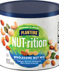 Planters NUT-rition Wholesome Nut Mix with Cashews, Almonds, and Macadamias, 9.75 oz Canister