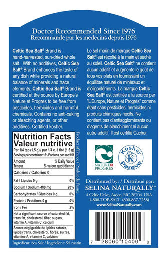 Celtic Sea Salt Light Grey Pouch 8 oz