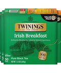 Twinings Lemon & Ginger, Caffeine-Free Herbal Tea Bags, 100 CT Box (1 Pack) | Spicy & Tangy, Ginger, Lemon Peel, Lemongrass, Blackberry Leaves, Soothe Digestion, 100 Foil Lined Individually Wrapped Bags