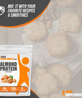 Bulksupplements Almond Protein Powder 30G Per Serving 250G (8.8 Oz)