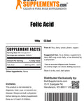 BulkSupplements Folic Powder - Vitamin B9 - Folic Supplement - Folic Prenatal Vitamins - Folate Supplement for Women - Folic 800 mcg (100 Grams - 3.5 oz)