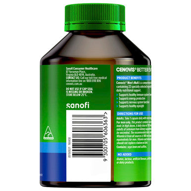 Cenovis Once Daily Men'S Multi Vitamins & Minerals 100 Capsules