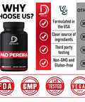 Dedicad 1000Mg Pao Pereira Bark Exact Capsules - 240 Counts For 4-Month Supply - Strong Extract Formula For Immune Health, Body