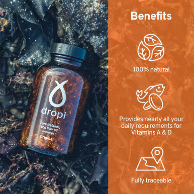 Dropi Omega 3 Fish Oil 500mg (90 Capsules) Maximum Strength Supplement