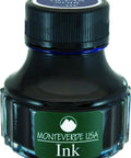 MONTEVERDE Bottle Ink, 90ml, Mulberry-Noir (G308UN) | Dark-toned Noir fountain pen ink with smooth flow, rich depth, and expressive writing character.