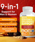 19-In-1 Peruvian Maca Root Capsules - 9125 Mg Ashwagandha Supplements With Maca Fenugreek & Ginseng - Black Maca Root Capsules For Men & Women For Mood, Hormone & Performance Support (120 Capsules)