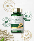 Carlyle Graminex Flower Pollen Extract | 1000 Mg | 60 Capsules | Non-Gmo & Gluten Free