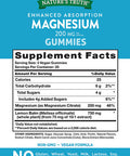 Magnesium Gummies | 200mg | 60 Count | Vegan, Non-GMO & Gluten Supplement | Enhanced Absorption | by Nature's Truth