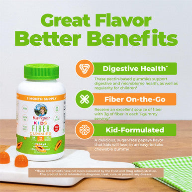 Maryruth's Fiber Gummies For Kids 60 Count 3G