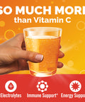 Emergen-C 1000Mg Vitamin C Powder For Daily Immune Support Caffeine Free Vitamin C Supplements With Zinc And Manganese B Vitamins And Electrolytes Super Orange Flavor - 90 Count/3 Month Supply