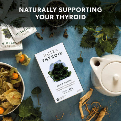 Nutra Tea NUTRATHYROID - Thyroid Health Tea | Metabolism Tea - Providing Thyroid Support - Includes Kelp Bladderwrack & Ashwagandha - 20 Enveloped Tea Bags - by Nutra Tea - Herbal Tea