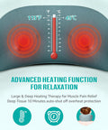 Neck Massager, Neck Massager For Pain Relief Deep Tissue,Shiatsu Neck Massager With Heat,Rechargeable 3D Kneading Massager For Home Office Car Travel,Gifts For Women Men