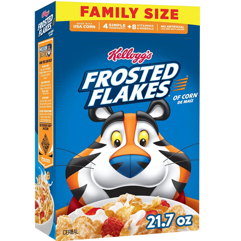 Kellogg's Rice Krispies Breakfast Cereal Cups, Kids Snacks, Cereal Cup to Go, Original, 15.6oz Case (12 Cups)