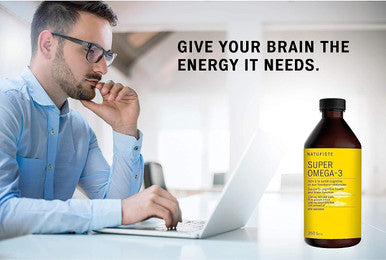 Super-Omega 3 - Supports cognitive health and brain function - Orange flavor - 250ml
