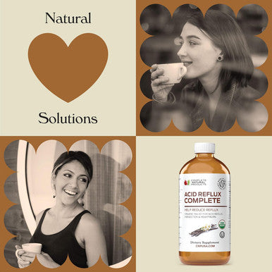 Complete Natural Products Acid Reflux Complete 16Oz - Natural Organic Liquid Heartburn, Gerd, & Amish Reflux Relief Remedy & Medicine