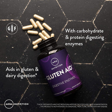 MRM - Gluten Aid - Assists Gluten & Dairy Consumption 60 Vcaps