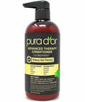 PURA D'OR Advanced Therapy Conditioner For Increased Moisture, Strength, Volume & Texture, No Sulfates, Contains Argan Oil & Biotin, All Hair Types, Men & Women, 16 Oz