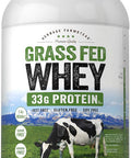 Carlyle Grass Fed Whey Protein Powder | 2lb | 33g of Protein Per Serving | Unflavored | Sugar and Hormone | Non-GMO and Gluten Supplement | by Herbage Farmstead